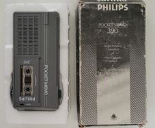 Philips 390 Retro Pocket Memo Mini Cassette Handheld Voice Recorder Dictaphone
