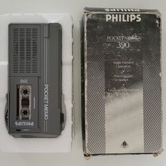 Philips 390 Retro Pocket Memo Mini Cassette Handheld Voice Recorder Dictaphone