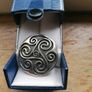 Sterling Silver Celtic Broach Hallmarked Image 2