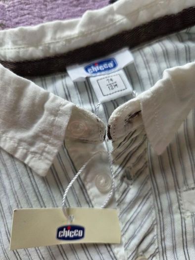 12months, With Tags Chicco Baby Shirt