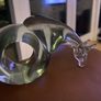 Ngwenya Swaziland Glass Giraffe napkin holder or paper weight Image 2