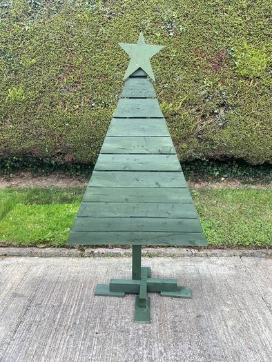 Handmade Christmas Garden decorations