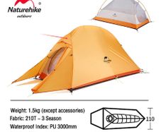 BRAND NEW Tent Ultralight 20D Nylon Camping Tent Waterproof Outdoor Hiking Travel Tent Backpacking Cycling Tent