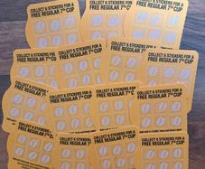 McDonalds loyalty card Stickers