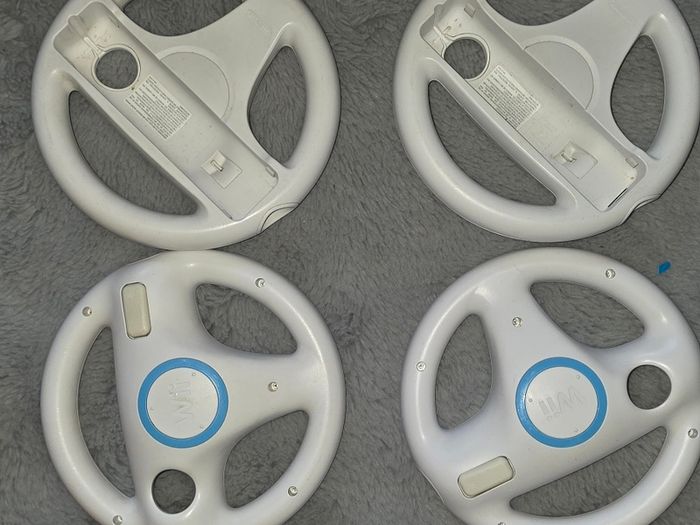 Wii Mario Kart steering wheels