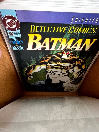 Detective Comics Batman Long Comic Box w 215 comics for Sale