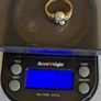 9ct Gold, Pearl and Diamond Ring, O/P 2.3g. Image 5