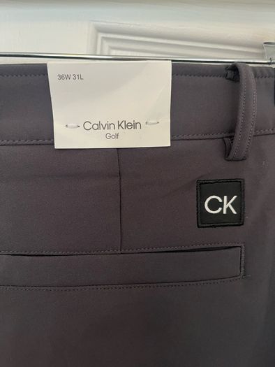 Calvin klein golf suits trousers in stretch Casual size large