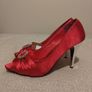 Stunning Pink satin Occasion Shoes NEW Image 5