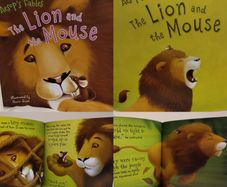 Aesop's Fables the Lion and the Mouse story book