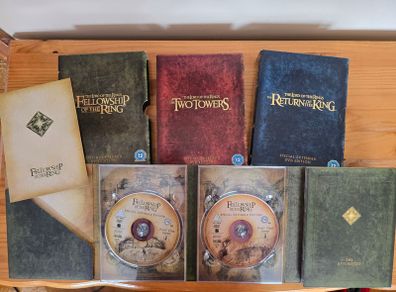 The Lord Of The Rings special extended DVD trilogy