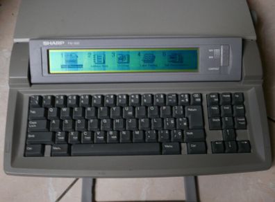 Sharp Font Writer FW-590 UM Word Processor Word Processor Electronic Typewriter Floppy Drive Vtg