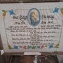 Vintage Framed Religious Are Ladys Blessing Image 3