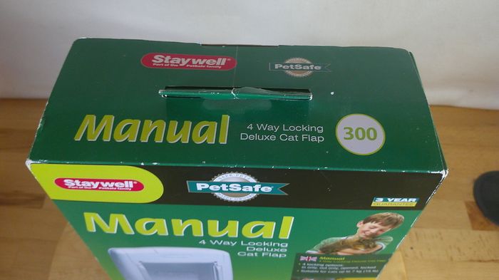 PetSafe Staywell Deluxe 4-Way Locking Cat Flap White Manual 300 Series New Boxed