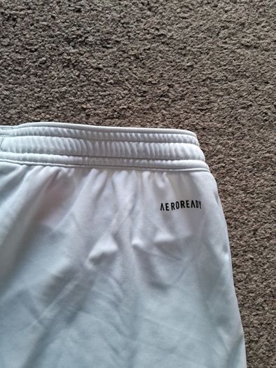 White adidas shorts age 11-12