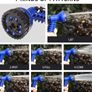100FT Garden Hoses Expandable with 3/4", 1/2" Fittings, Expanding Magic Hose, with 7 Function Spray Nozzle, Anti-Leakage Latex Core Hosepipe (30M) Image 2