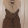 Jacket: River Island Faux Fur/Faux Suede Gilet: Size: 12 UK .. Price Drop Image 2