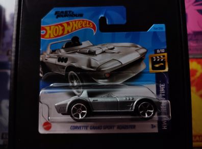 Corvette ! Grand Sport Roadster ! Fast & Furious ! from HW Screen Time Series ! 2023 ! Hot Wheels ! Mattel !