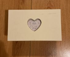 Wood Memories Storage Box/Heart 20x12x9cm