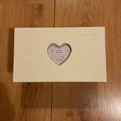 Wood Memories Storage Box/Heart 20x12x9cm