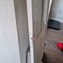 Wood Door Frosted Glass Panel Image 4