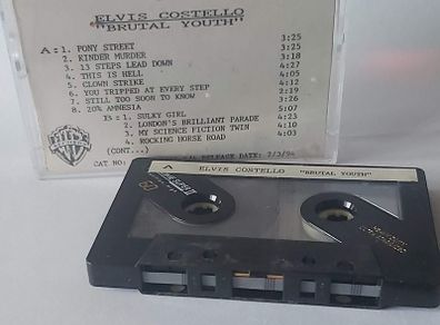 Elvis Costello - Brutal Youth Promo Cassette