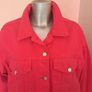 Brand new Next pink denim jacket ladies size UK18 EU46 Postage included Image 7