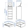 MALM Chest of 6 drawers Image 4