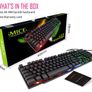 New iMICE AK600 3-color Backlight Spalshproof Wired USB Gaming Keyboard Black Image 9