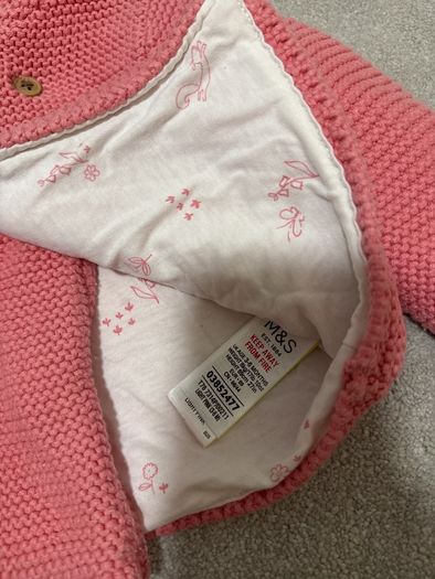 M&S baby cardigan size 3-6 months