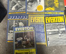 7 Everton FC match programmes