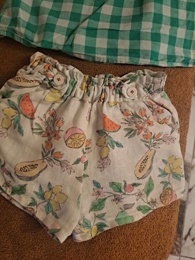Zara Girls shorts top 2-3 outfit