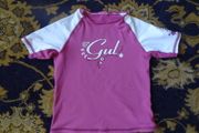 Girls sun UV rush top protection 4-5