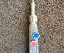 Oxy acetylene torch. Hot spanner