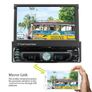 2581 7" Single DIN Car MP5 DVD Player Radio Stereo GPS Sat Nav EU Map + Camera Image 5