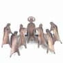 Mid Century Bronze sculpture of Jesus 'The sermon on the mount' by Ernst gunzkofer Image 9