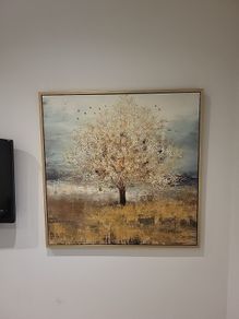 Large Framed Tree Canvas Print