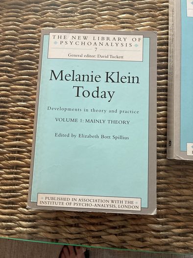 New Library of Psychoanalysis- Melanie Klein, 2 volumes