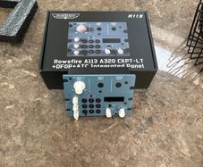 Rowsfire A113 panel for flight simulator