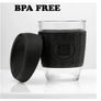 Funk My World - Black Eco-Friendly Travel Mug Borosilicate Glass - 12oz Barrister Friendly Image 6