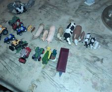 Farm toys (mixed group)