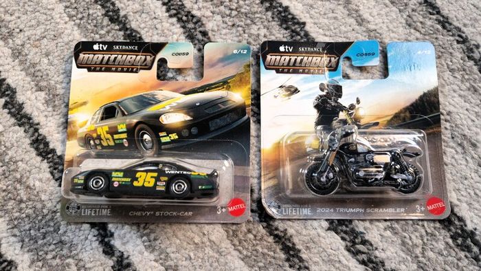 Matchbox The Movie - Chevy + Triumph Set