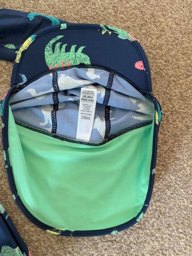 M and S boys swimsuit with hat 6-7yrs