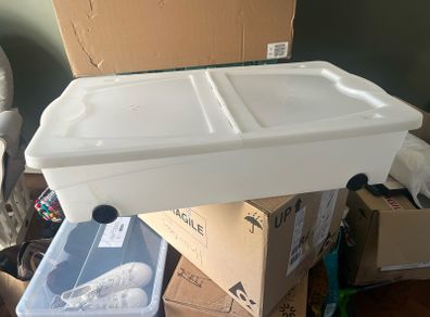 Under bed storage boxes