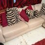 Leather L-shaped corner 5 seater sofa couch Image 4