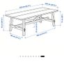 Dining Table (8 seater) Skogsta Ikea Image 10