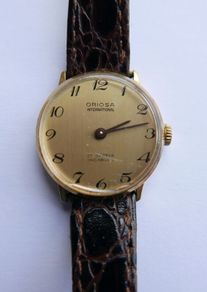 Vintage Oriosa Swiss Made 17 Jewels Incabloc Ladies Mechanical Watch - works well
