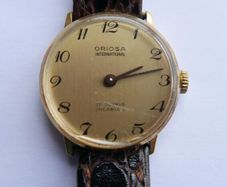 Vintage Oriosa Swiss Made 17 Jewels Incabloc Ladies Mechanical Watch - works well
