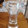 Studio Hand Blown Free Form Vase. Very Heavy. Image 6