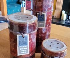 Set of 3 scented candle